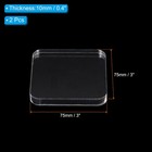Acrylic Stamp Block  2 Pack Clear Stamping Block Mounting Blocks Square