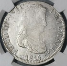 1816-zs Ngc Vf 30 Mexico 8 Reales War Independence Zacatecas Mint Coin 22012101c
