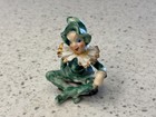 Vintage Green Pixie Elf Figurine Made In Occupied Japan