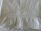 Pottery Barn Teen Loveshackfancy Eyelet Ruffle Xl Twin twin Flat Sheet Only Nwot