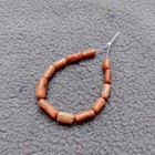 Vintage Coral Loose Beads Gemstone 100  Natural Italian Coral Undyed Old Beads