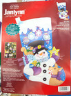 Janlynn Christmas Felt Jeweled Stocking Kit - Frosty s Ornament Collection