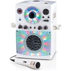 Singing Machine Karaoke System  Sml385btw Led Disco Lights Cdg bt Microphone 385