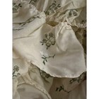 Antique Lace Trim Ribbon Salvaged Fabric Remnant Floral Embroidery Lot Cream 85