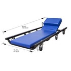 Big Red Torin Rolling Shop garage Creeper 6 Casters 40  Cart Adjustable Headrest