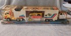 Vintage Tatsumiya F1 Racing Team Transporter Toy Friction Powered 