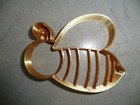 Bee Bumblebee Side Facing Detailed Cookie Cutter Made In Usa Pr5063