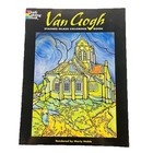 Lot Of 2 Van Gogh Coloring Books Stained Glass Paintings By Marty Noble 1999 Art