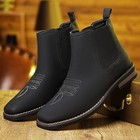 Men s Chelsea Boots  Fashionable Ankle Boots  Outdoor Hiking Shoes  Rubber Soles