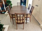 Beautiful Mid Century Broyhill Brasilia Dining Table   6 Chairs