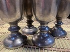 Vintage Wilton Rwp Armetale Goblets Set Of 4 Made Usa Pewter Style Wine