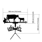 Cow Metal Weathervane  Weather Vane  Home Roof Decor  Neat