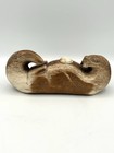 Large Vintage Inuit Art Soapstone Otter Mammal Carving Statue