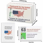 U s Citizenship Flash Cards 2025-with Bilingual Booklet Pocket-sized