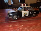 Vintage Tin Toy Police Car Patrol Friction Corvair Ichiko Japan 1960 Cop Metal