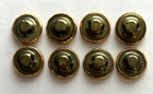 8 Vintage Ww Ii Era Us Army Air Corps Gold-tone Wings   Propeller Buttons  Nos