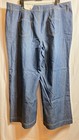 Nwt  Est  1946 Denim High-rise Ultra Wide Leg Jeans Sz 24w Dk Blue Flare Stretch