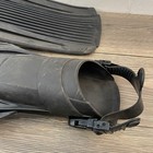 Vintage Us Divers Blade Fins Open Heel Size L Black Scuba Usa Made