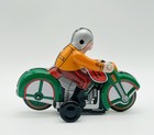 Schuco Motorcycle Racer Tin Wind Up Friction Toy Repro Ms275