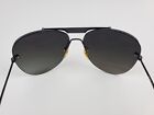 Vintage 1980s Turbo Mirror Aviator Sunglasses Dark Lenses Wire Frames Adult Size