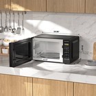 Hamilton Beach 0 9 Cu Ft Countertop Microwave Oven  900 Watts  Stainless Steel