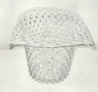 Duncan   Miller Hobnail Glass Top Hat Wine Chiller Ice Bucket Clear 