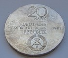 Coin 20 Mark Gdr Freiherr Vom Stein 1981 Bu J 1579 Silver Collectible