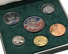 Gambia 1966 Proof 6-coin Set Original Case