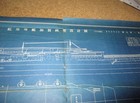 Wwii Imperial Japanese Navy Kaga Aircraft Carrier Model Blueprint Prewar