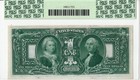 1896  1 Silver Certificate  educational Note  Pcgs 58 Fr 224