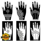 Xmasir Henna Tattoo Stencil Kit 20 Sheets Indian Arabian Mehndi Body Art Stic   