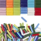 Stick Mosaic Tiles  Multi Colors Glass Pieces Bulk  Linear Shape  Diy Supplies