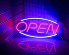 Led Neon Display Open Commercial business Sign Shop Advertising Wall Lamp Open