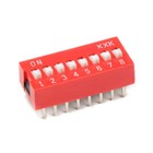 5pcs Dip Switch Coding Switch Flat Dip Switch 1 2 3 4 5 6 8 Bit Dial Switch