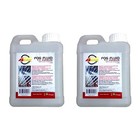 2 Pcs Smoke Fog Juice Liquid Fluid Universal Fit For Water Based Fog Machines 1l