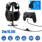 2m Replacement Audio Cable Cord Volume Control For Astro Gaming Headset A10 A40 