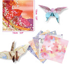 Square Origami Paper 6x6 Double Sided 50 Sheets 50 Colors 70gsm Origami Kit Japa