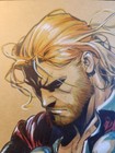 Thor Alt Outfit  Original Comic Art Signed 8 5x11 Coa Included