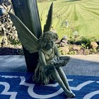 Large Garden Fairy Statue Ornaments Angel Sculpture Realistic Figurine Decor