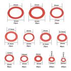1x 600pcs Fibre Washer Assorted Kit 12 Size Red Steel  Fiber Flat Washer4309