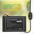 Tikaton 2023 Adjustable Reptile Heating Pad Under Tank Heater Terrarium Heat Mat