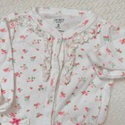 Carters 3m Baby Girl Floral Footie Sleeper One Piece Pink Flowers 100  Cotton