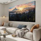 Canvas Wall Art Decor Art Work For Wall Decor 20l  X 40w  White Wrapped Canvas