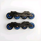 Roller Derby Neon Inline Skate Replacement Wheels Blue Roller Blade Skates Light
