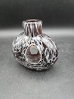 Hand Blown Art Glass 2 Window Perfume Bottle No Stopper Vase