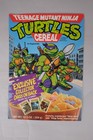 1990 Teenage Mutant Ninja Turtles Tmnt Ralston Cereal Box Front Panel Lot Of 2