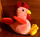 Mcdonalds Happy Meal Toy 1999 Ty Teenie Beanie Babies Strut The Rooster  7
