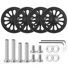 4pcs Replacement Luggage Wheels 2 In  Spinner Wheel Repair Set  50 Mm Wear 