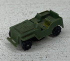 Vtg Marx Wwii Military Playset Beautiful Dark Green Desert Fox Jeep Miniature
