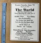 1991 Audio Two Top Billin Pal Joey Dj Disciple Nyc Rap Show Flyer Hip Hop Invite